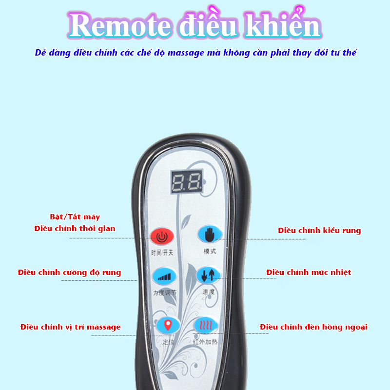 Đệm [Nệm] Massage Toàn Thân Cao Cấp Nikio NK-153  - Máy Massage Toàn Thân Tích Hợp Đèn Hồng Ngoại
