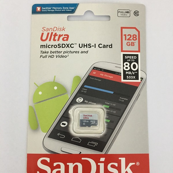 Thẻ Nhớ MicroSD 128GB class 10_UHS1 - Hàng chính hãng
