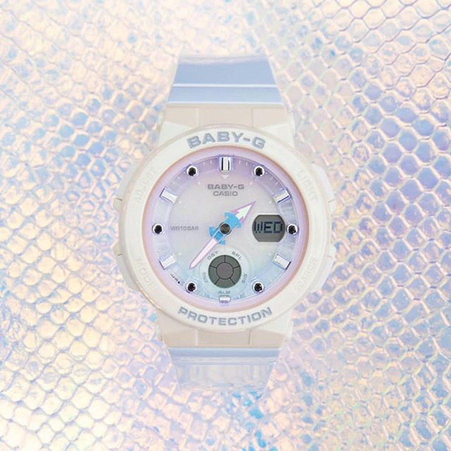 Đồng hồ nữ dây nhựa Casio Baby-G chính hãng BGA-250-7A3DR (41mm)