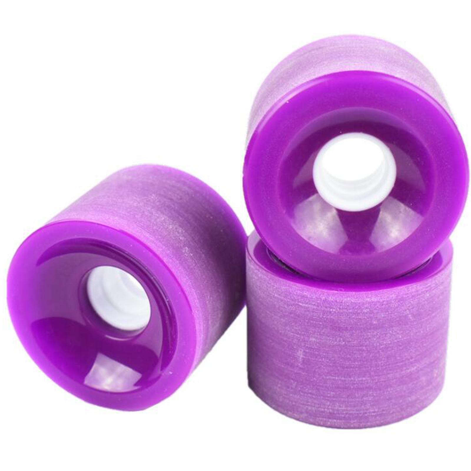2x4Pieces Longboard Wheels Set 70x51mm Skateboard PU Roller 78A Wheel