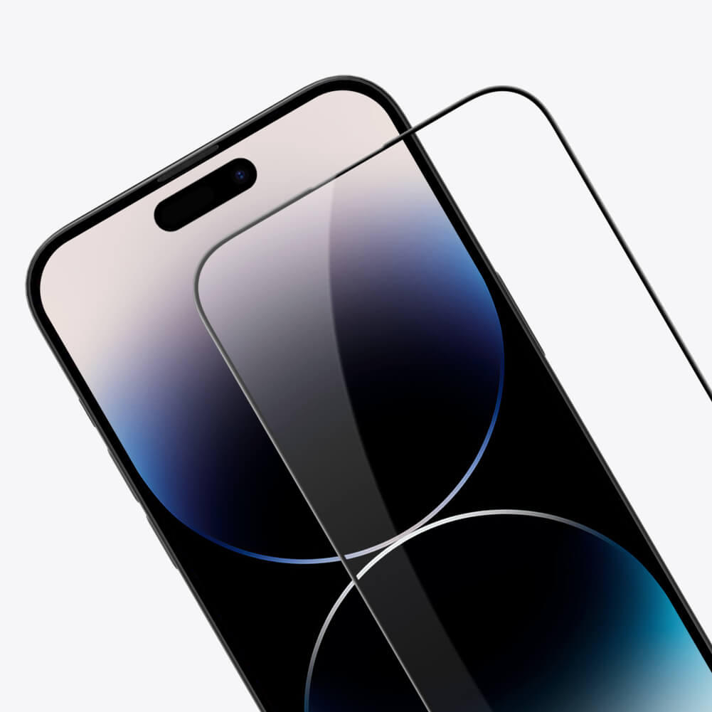 Miếng dán kính cường lực full 3D cho iPhone 14 Pro Max hiệu Nillkin Amazing CP+ Pro - hàng nhập khẩu