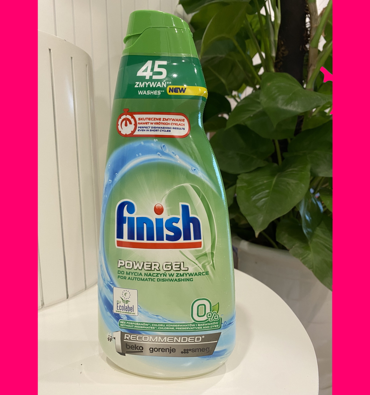 Gel rửa chén bát Finish All In One Max 650ml Shine & Protect
