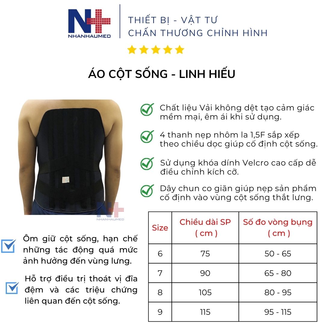 Áo Hỗ Trợ Cố Định Nâng Đỡ Cột Sống, Sơ Cứu Chấn Thương Cột Sống, Áo Chống Gù Lưng, Hỗ Trợ Thoát Vị Đĩa Đệm