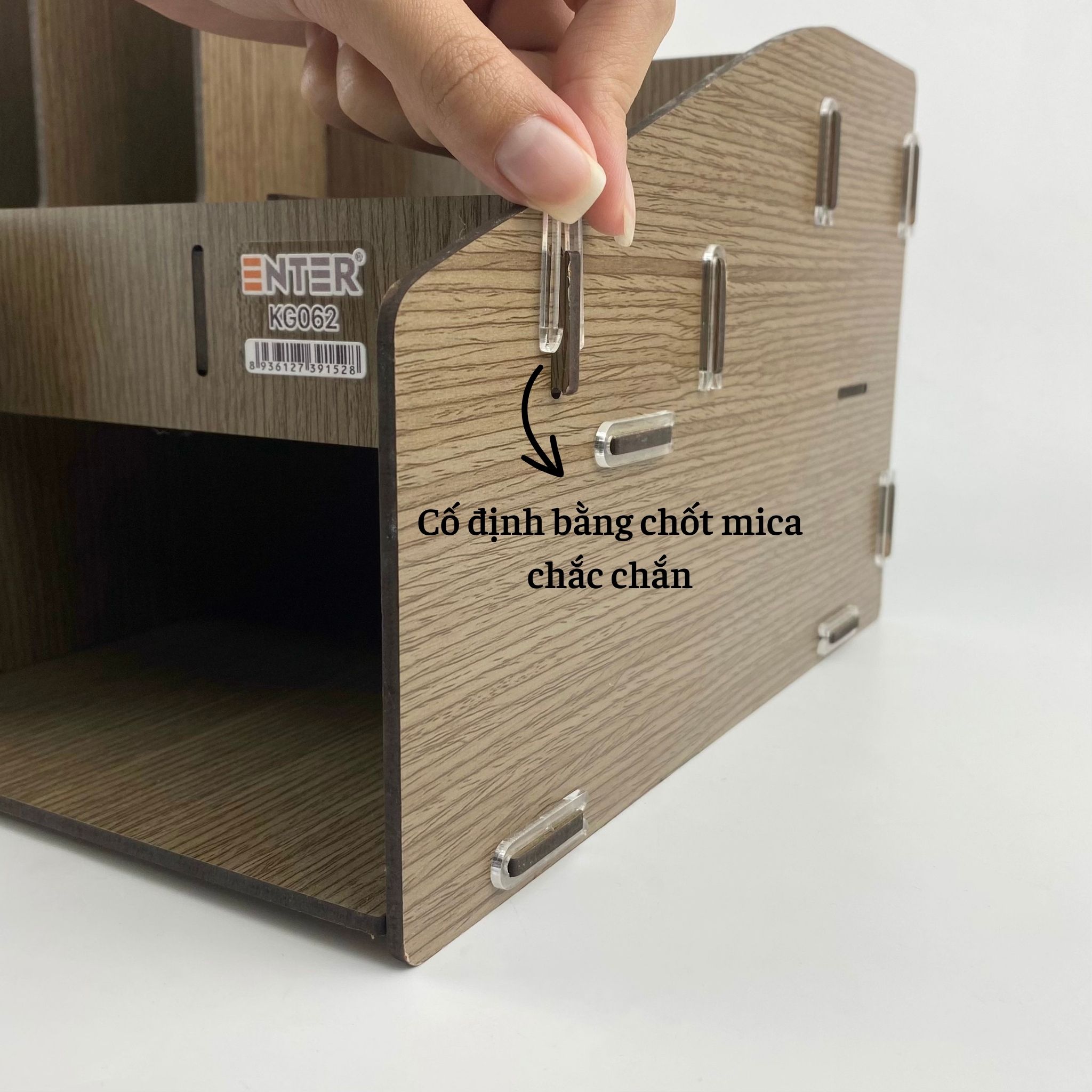 Kệ hồ sơ gỗ Enter KG062 lắp ráp