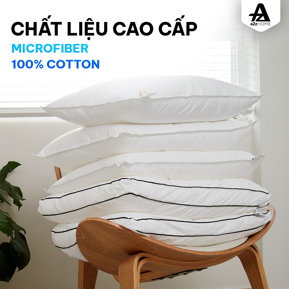 Ruột Gối Cao Mềm Định Lượng 1450gsm Microfiber - Lông Vũ Nhân Tạo - A2Z Home