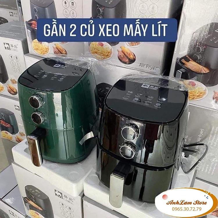 XẢ KHO NỒI CHIÊN KHÔNG DẦU CAMEL 7L - HÀNG NHẬP KHẨU