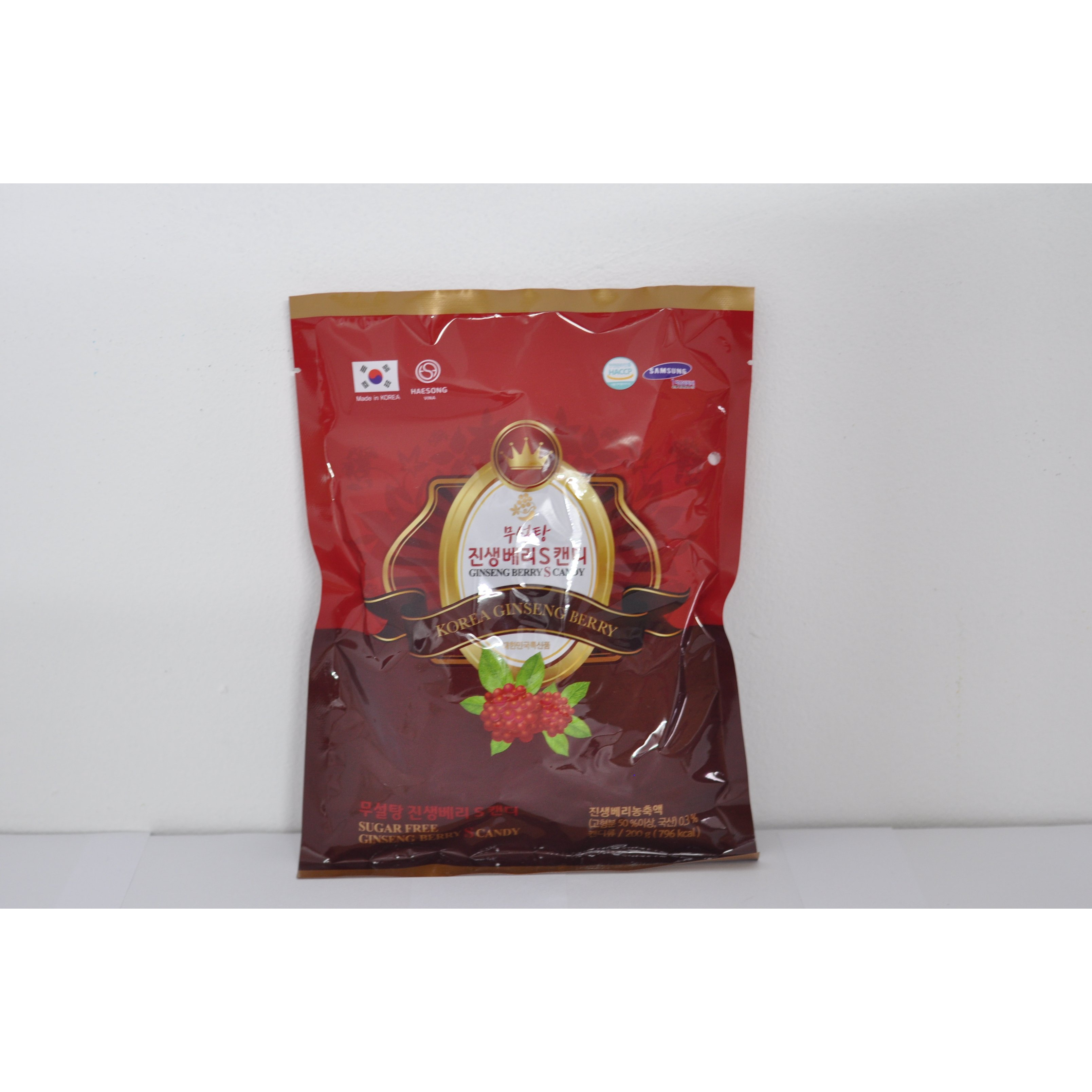 KẸO QUẢ SÂM S KHÔNG ĐƯỜNG - SUGAR FREE GINSENG BERRY S CANDY