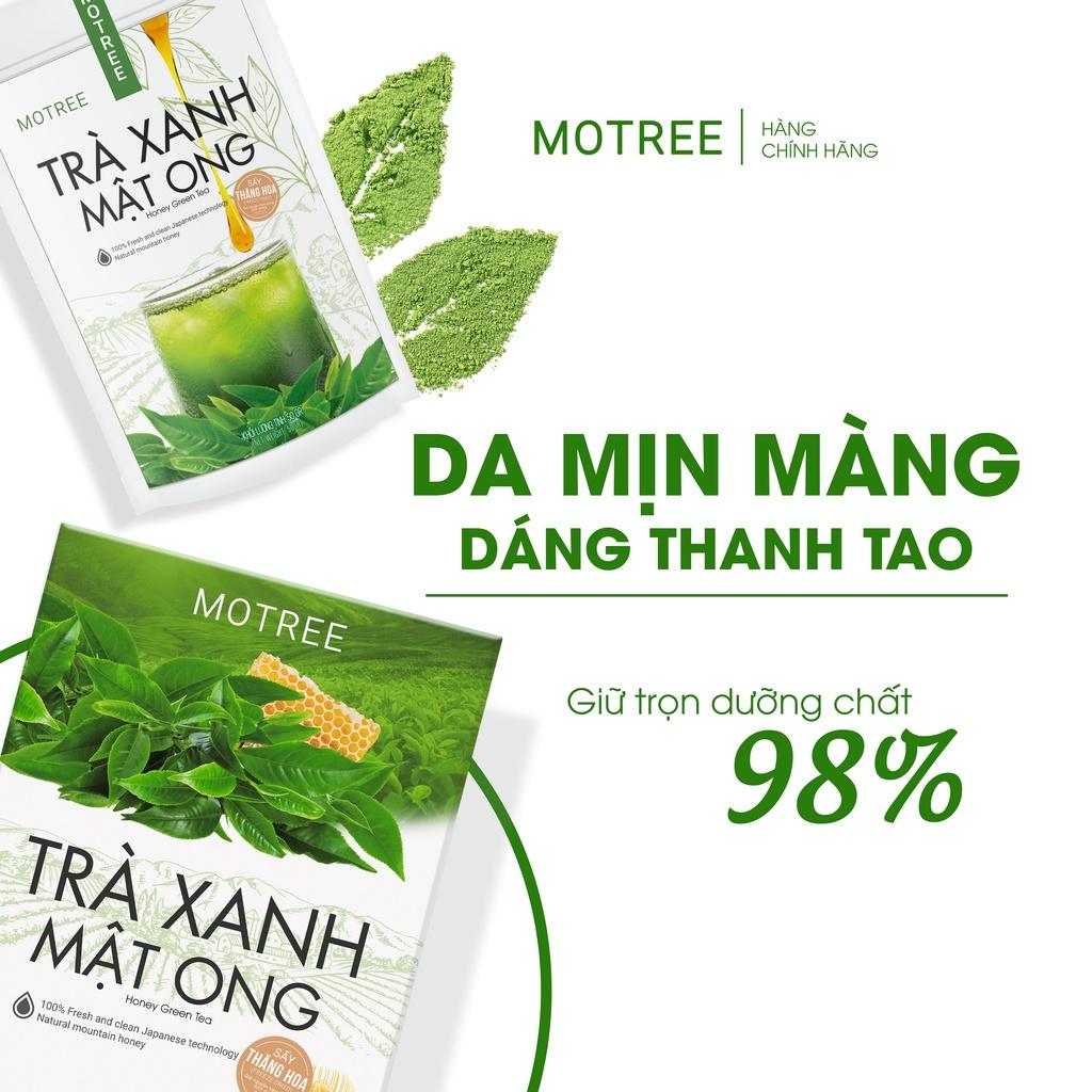 Bột trà xanh mật ong MOTREE sấy thăng hoa công nghệ Nhật Bản hộp 54gr