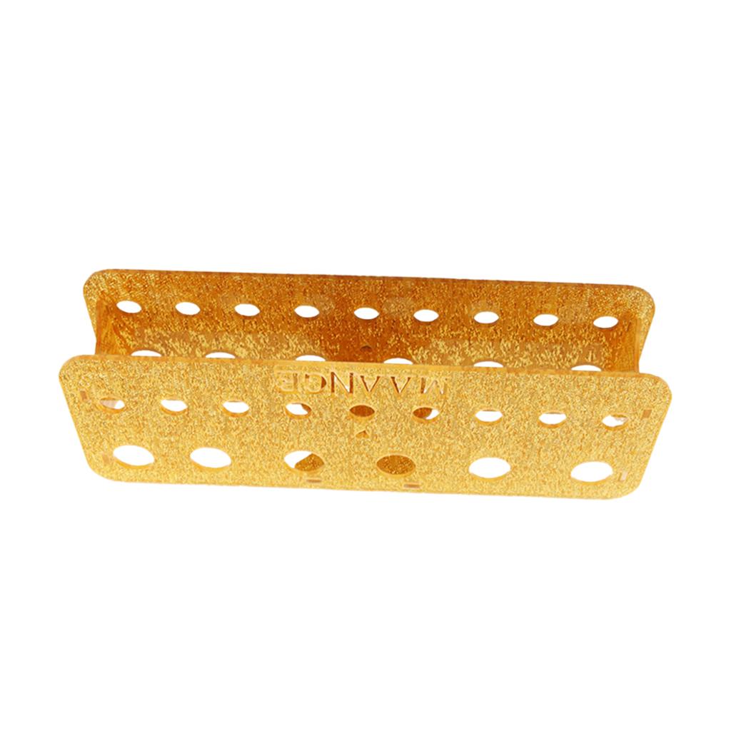 Cosmetic 15 Holes Acrylic Makeup Brush Holder Drying Rack Stand Brushes Display Organizer Dryer Shelf 4 Colors