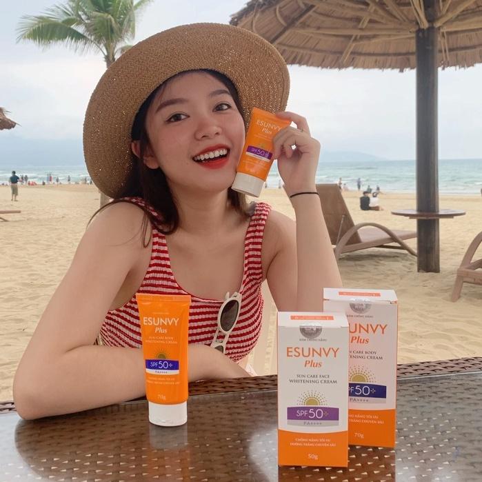 Bộ Combo Tiết Kiệm - 2 Kem Chống Nắng Esunvy Plus Sun Care Face SPF50+/PA++++ Tuýt 50g