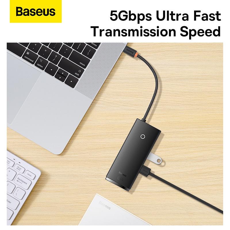 Hub chuyển đa năng Baseus Lite Series 6-Port Type-C HUB Docking Station