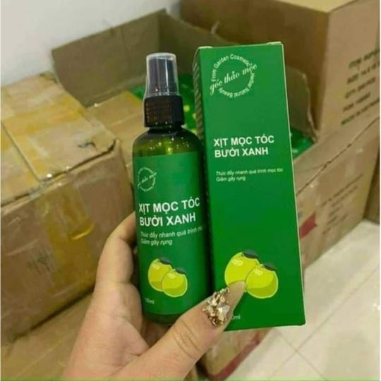 Xịt tinh dầu Bưởi xanh 100ml giúp kích thích mọc tóc