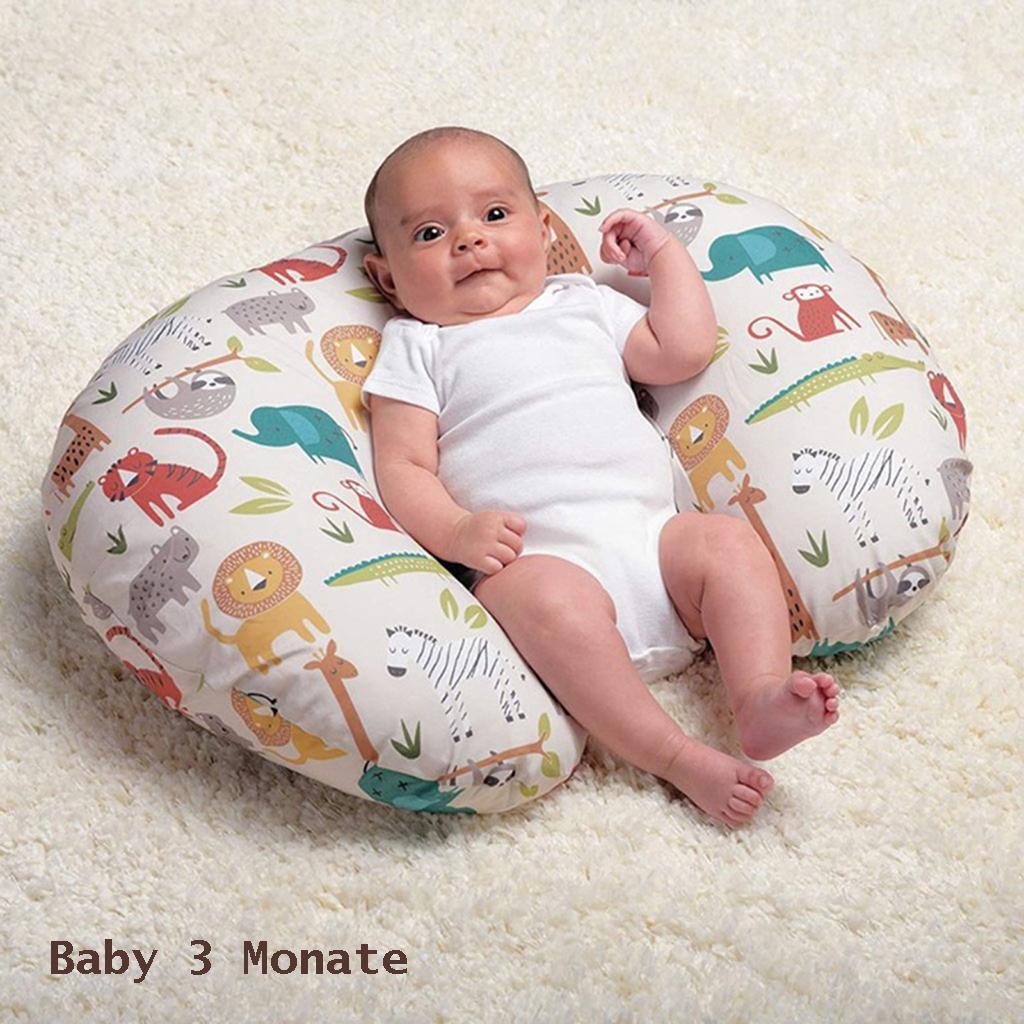 100% Cotton Original U-Shaped Feeding Pillow for Newborn Breastfeeding Boppy