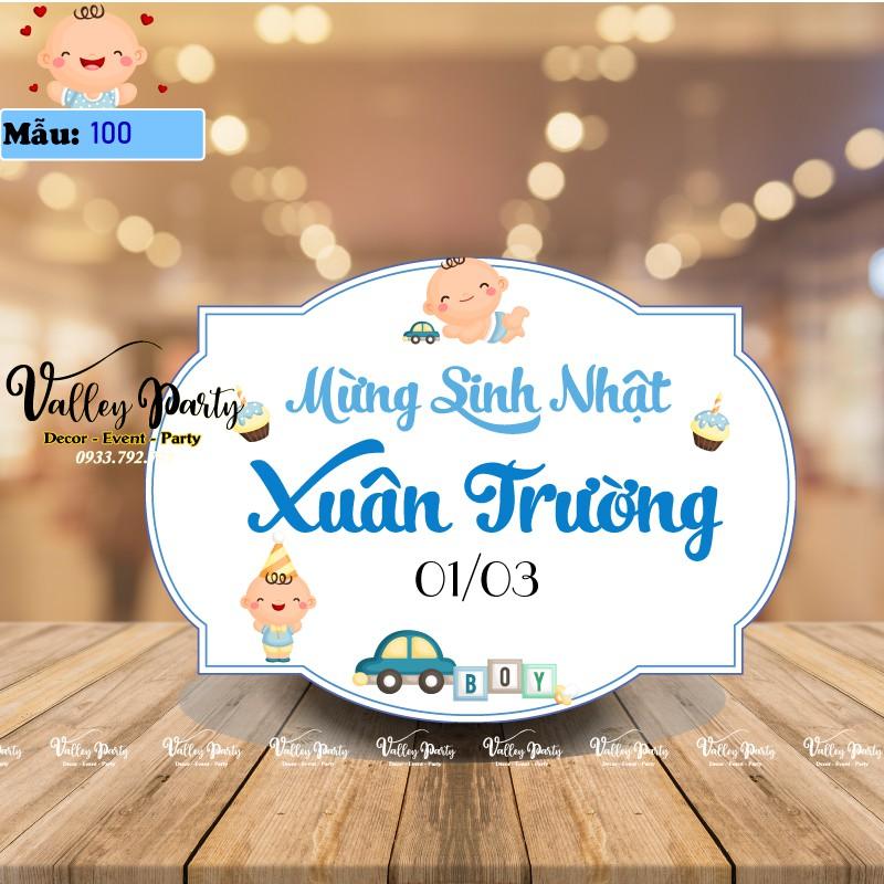 Bảng tên chibi để bàn