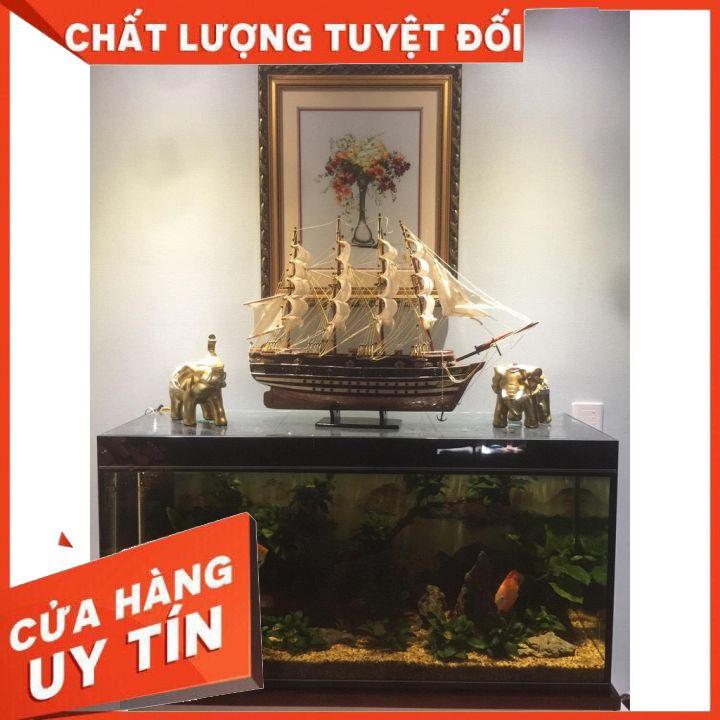 Thuyền Gỗ Chiến Cổ Jylland Hàng Xuất Khẩu Dài 80cm Gỗ Còng Cao Cấp