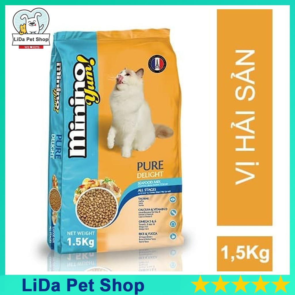 Hạt cho mèo MININO YUM 350g dành cho mèo mọi lứa tuổi