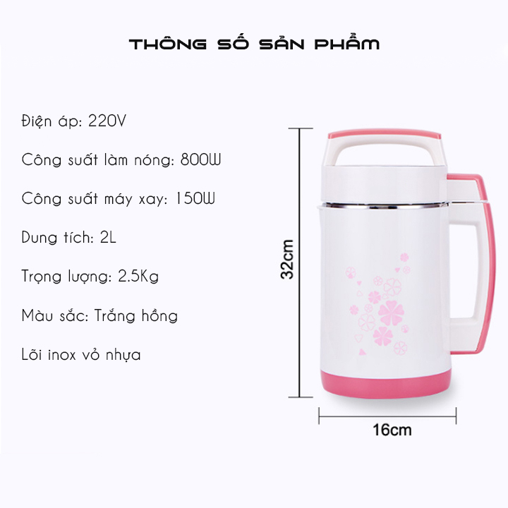 Máy làm đậu nành - Máy làm sữa đậu, sữa ngô, ngũ cốc, trái cây AP-D082020