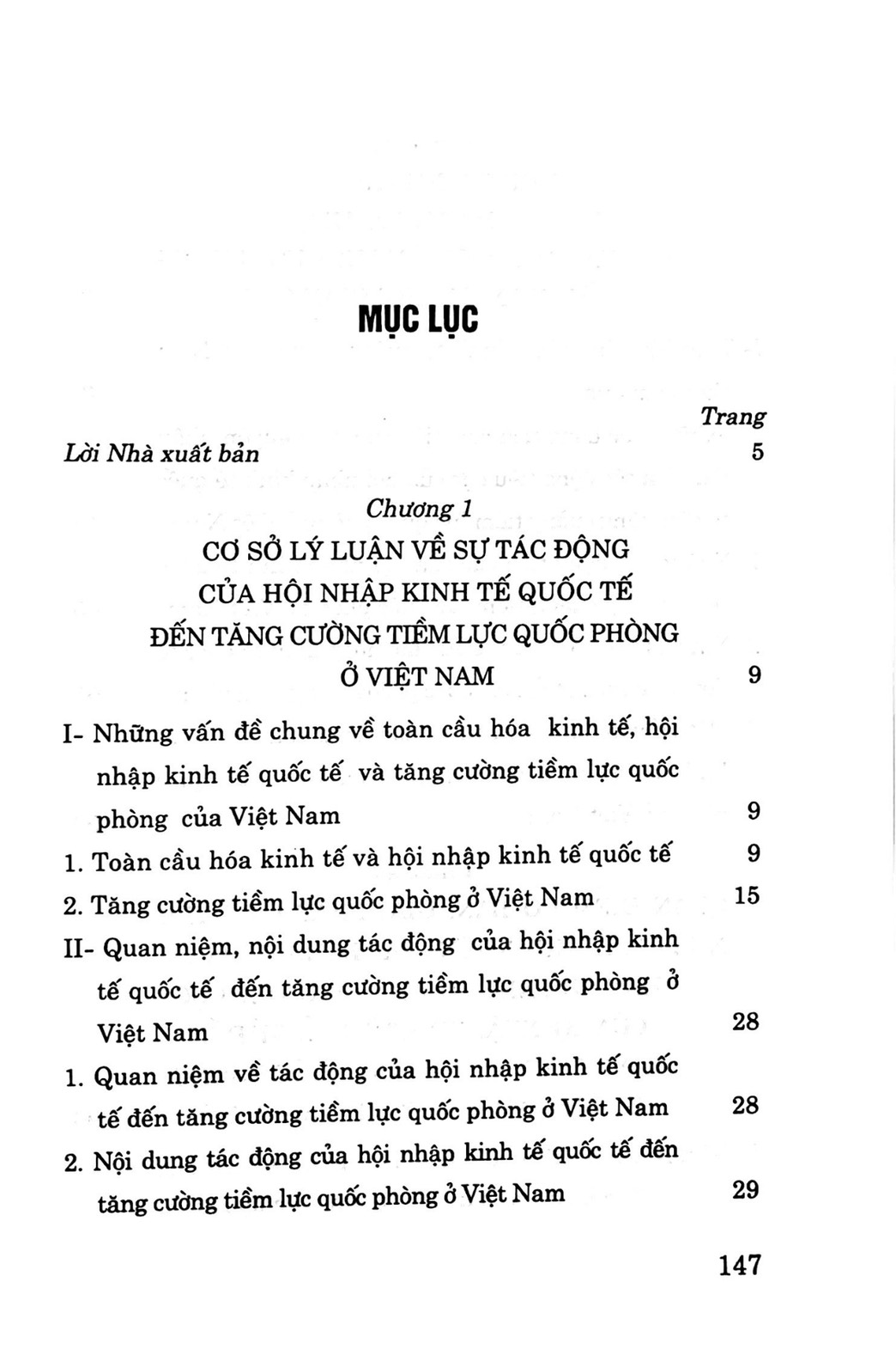 Tác động của hội nhập kinh tế quốc tế đến tăng cường tiềm lực quốc phòng ở Việt Nam