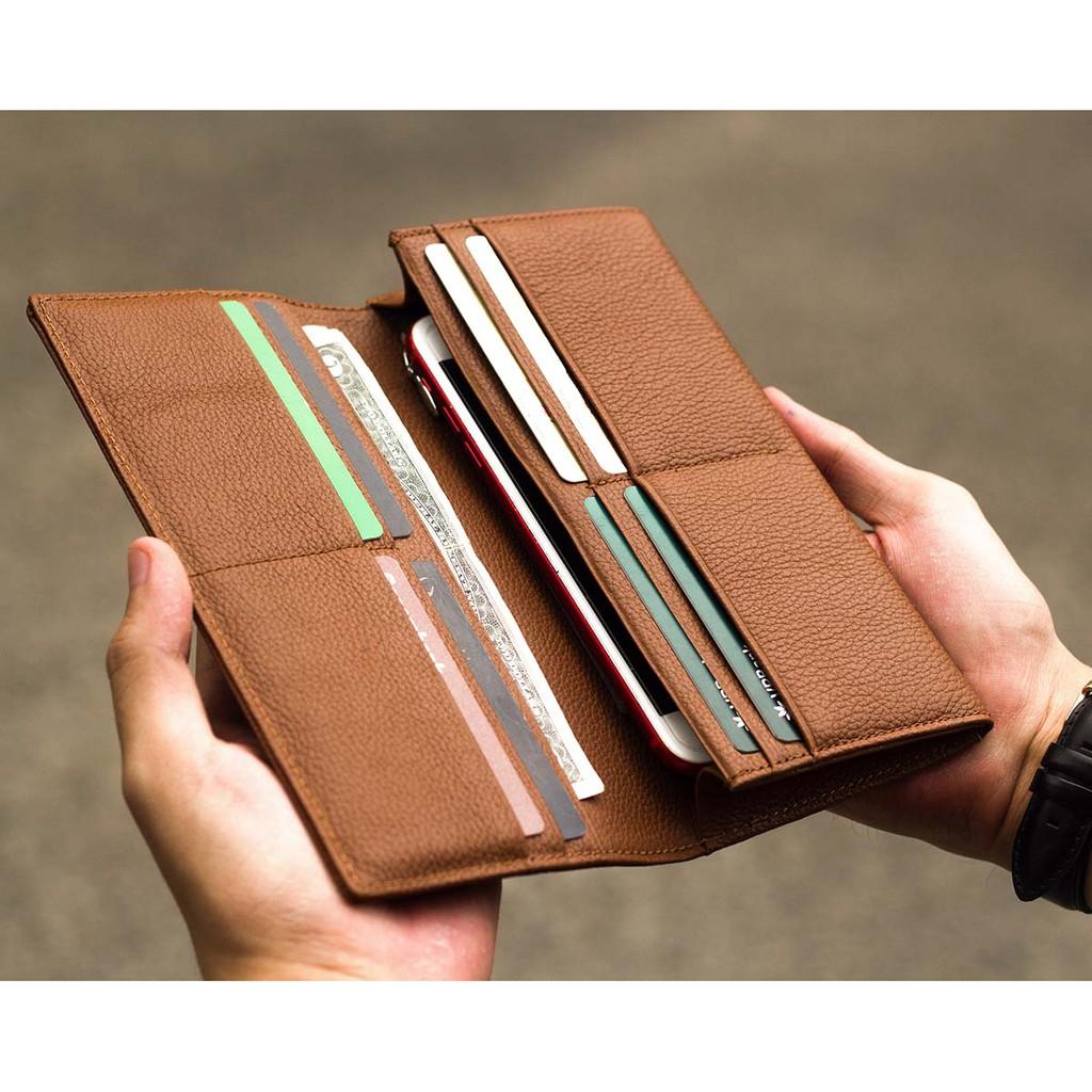 Ví dài Midas Handcrafted Wallet HAVIAS - Nâu Vàng Bò