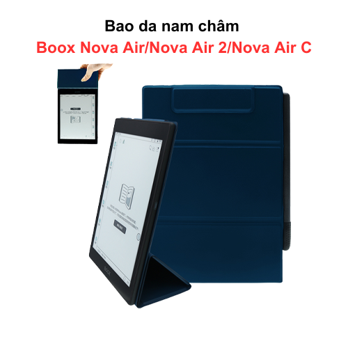 Bao Da Cover Nam Châm Cho Boox Nova Air/Nova Air 2/Nova Air C, Case Kiêm Giá Đỡ Boox Nova Air/Nova Air 2/Nova Air C