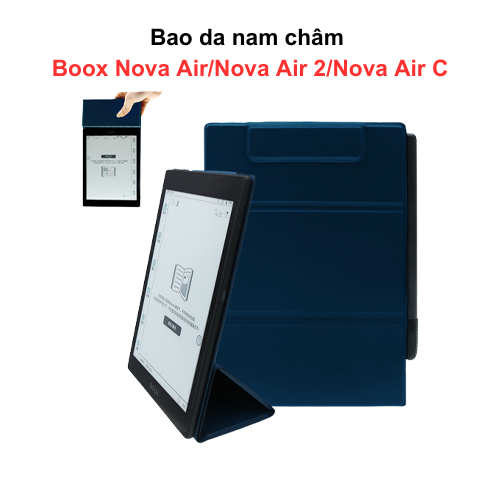 Bao Da Cover Nam Châm Cho Boox Nova Air/Nova Air 2/Nova Air C, Case Kiêm Giá Đỡ Boox Nova Air/Nova Air 2/Nova Air C