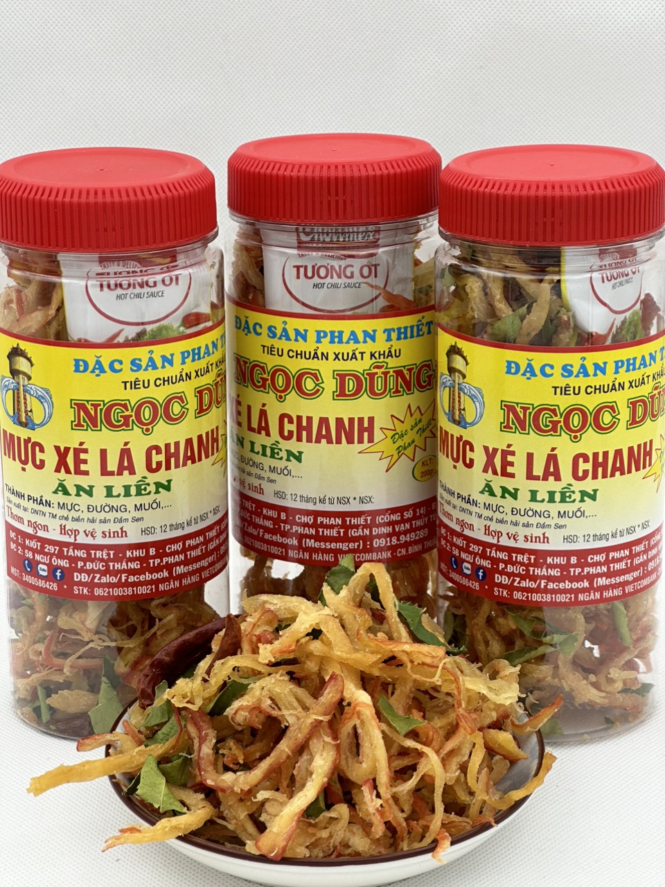 Đặc sản Phan Thiết - Mực Xé Lá Chanh Gói 50 Gram Sản Phẩm Trải Nghiệm Đã Chế Biến Ăn Liền Ngon Ơi Là Ngon. Hạn Sử Dụng 12 Tháng Kể Từ Ngày Đặt Hàng - OCOP 4 Sao