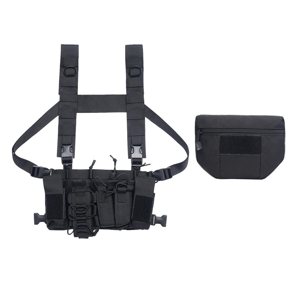 Multi-functional Molle Vest Pouch Chest Bag Tools & Belly Pouch