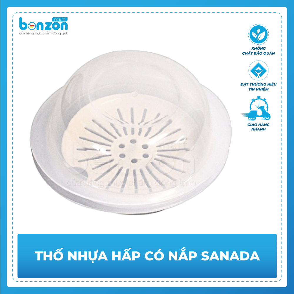 Thố nhựa có nắp Sanada