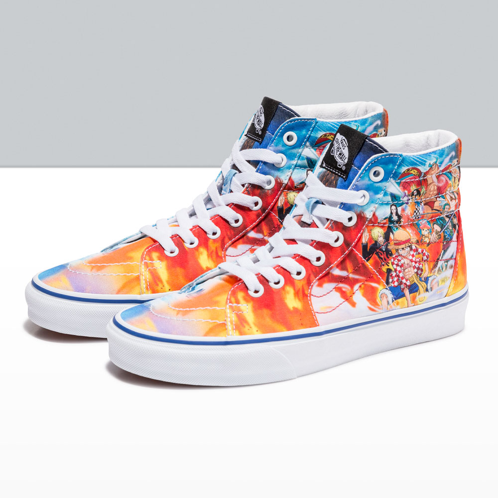 Giày Vans SK8 Hi x One Piece VN0007NS448