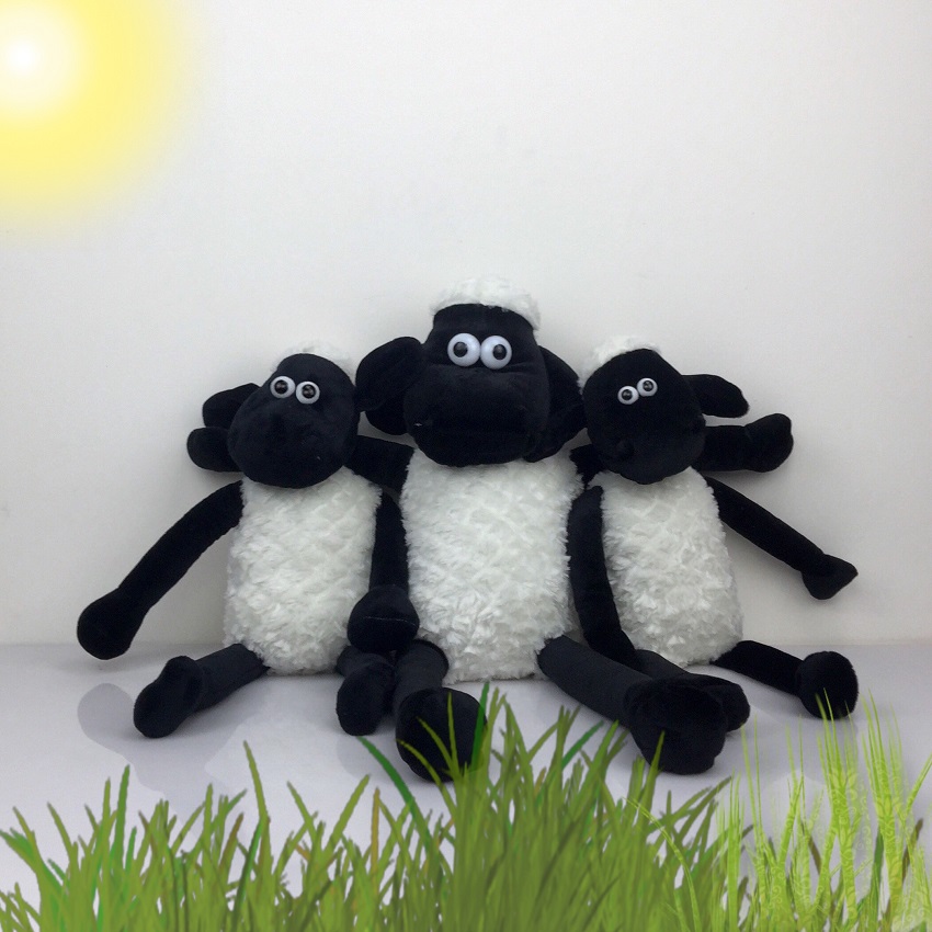 Gấu Bông Thú Nhồi Bông Cừu Shaun The Sheep Co Giãn Đàn Hồi An Toàn Cho Trẻ Nhỏ