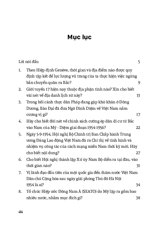 Hỏi Đáp Lịch Sử Việt Nam, Tập 8: Cuộc Kháng Chiến Chống Mỹ Cứu Nước (1954 - 1965)