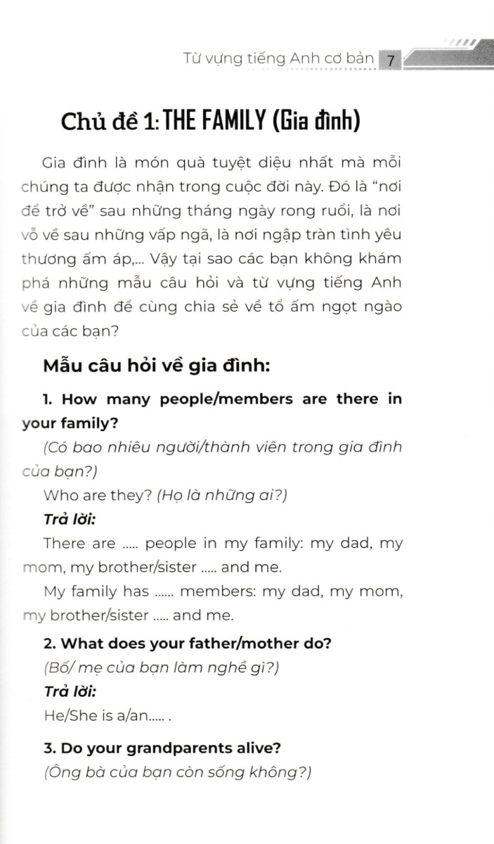 Từ Vựng Tiếng Anh Cơ Bản (30 Chủ Đề Phổ Biến Nhất - Sbooks)