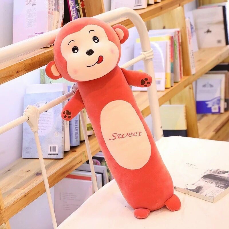 Gối Ôm Hình Thú Nhồi Bông Gòn Cho Bé Loại 55cm  Siêu Mềm Siêu Dễ Thương (Giao ngẫu nhiên)