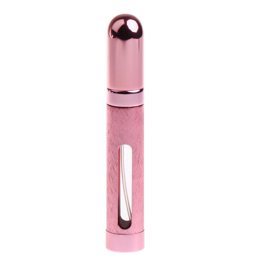 Travel 8ml Fine Mist Sprayer Bottle Makeup Atomizer Fragrance Aftershave Perfume Aluminum Essential Oil Container Vial