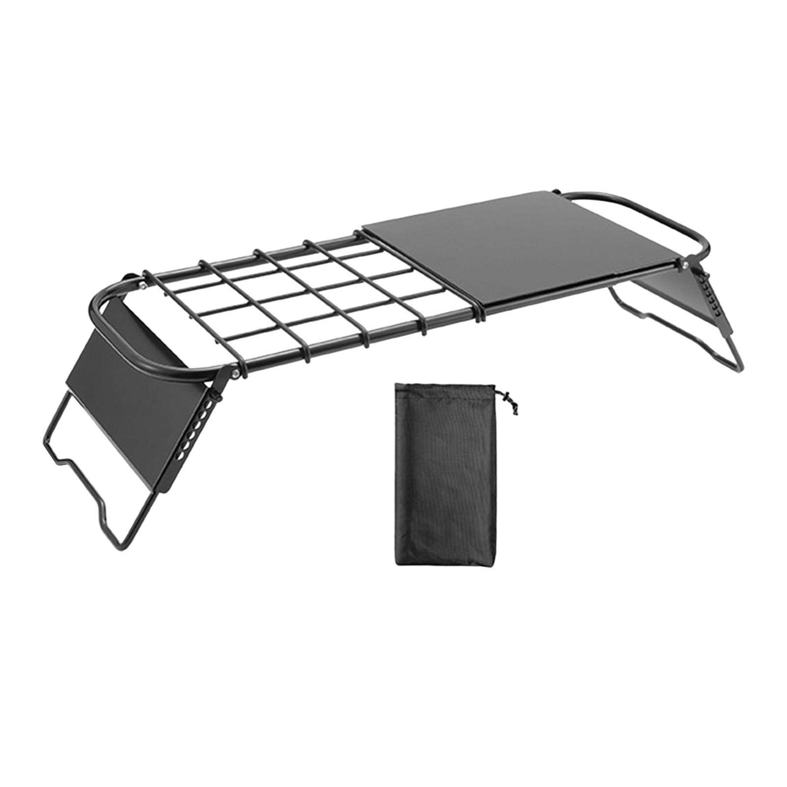 Campfire Grill Grate, Folding Campfire Grill, Multi Purpose Lightweight Foldable Camping Table, Camping Cooking Grate for Outdoor Backpacking