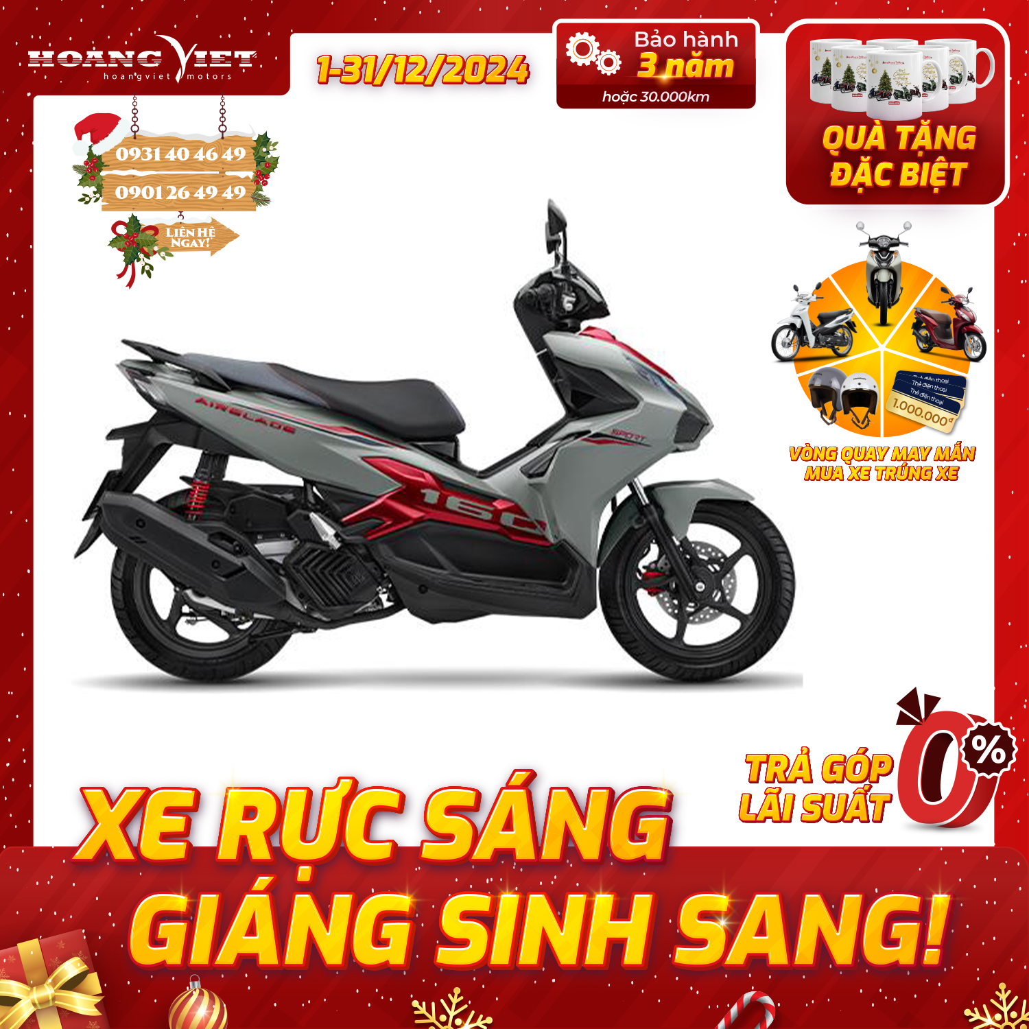 Xe máy Honda Air Blade 160cc 2025 - Phiên Bản Thể Thao
