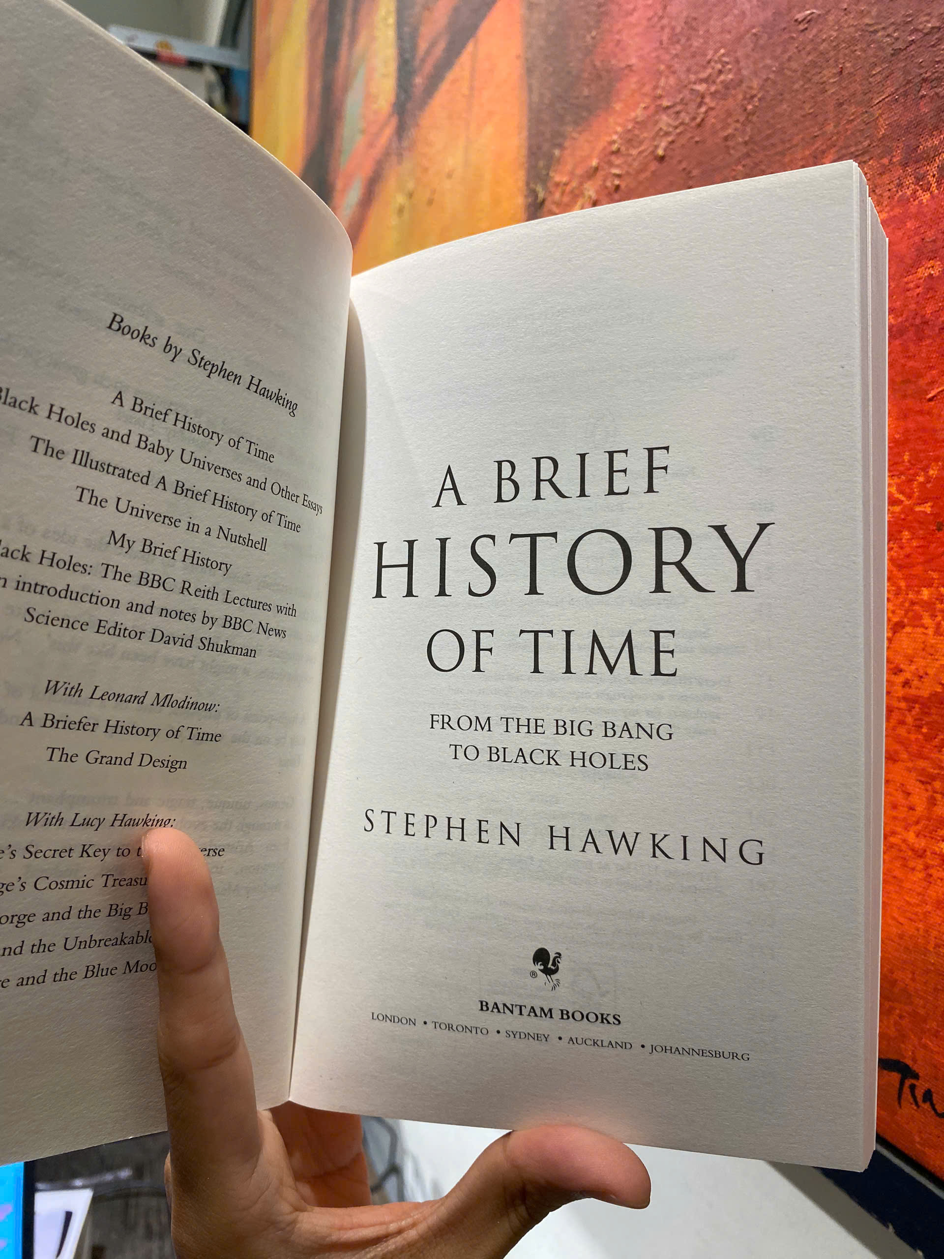 Sách - A Brief History of Time: From Big Bang to Black Holes Stephen Hawking/Astronomy &amp; Space Science