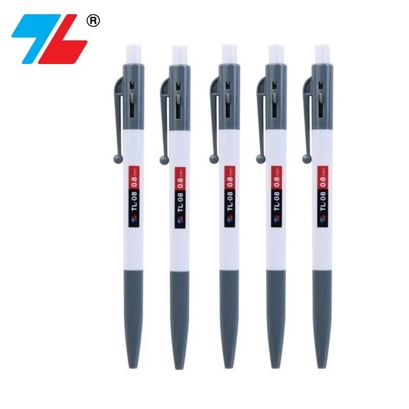 [Hàng chính hãng] Bút bi bấm Thiên Long TL-08 / Bút bi Thiên Long TL08 ngòi 0.8mm