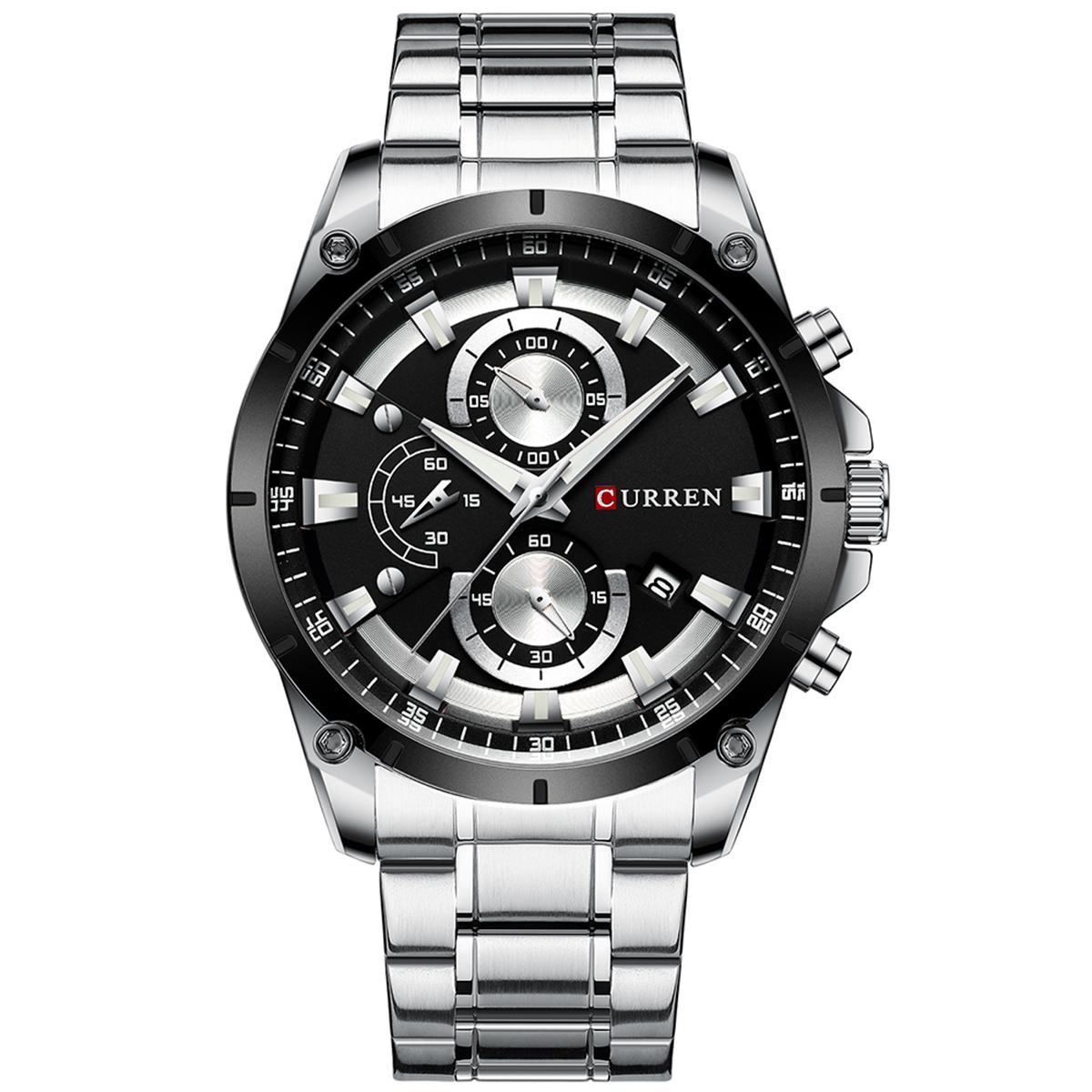 Đồng hồ CURREN 8360 Luxury Business Classic Quartz đeo tay phát sáng chống nước 3ATM,không gỉ