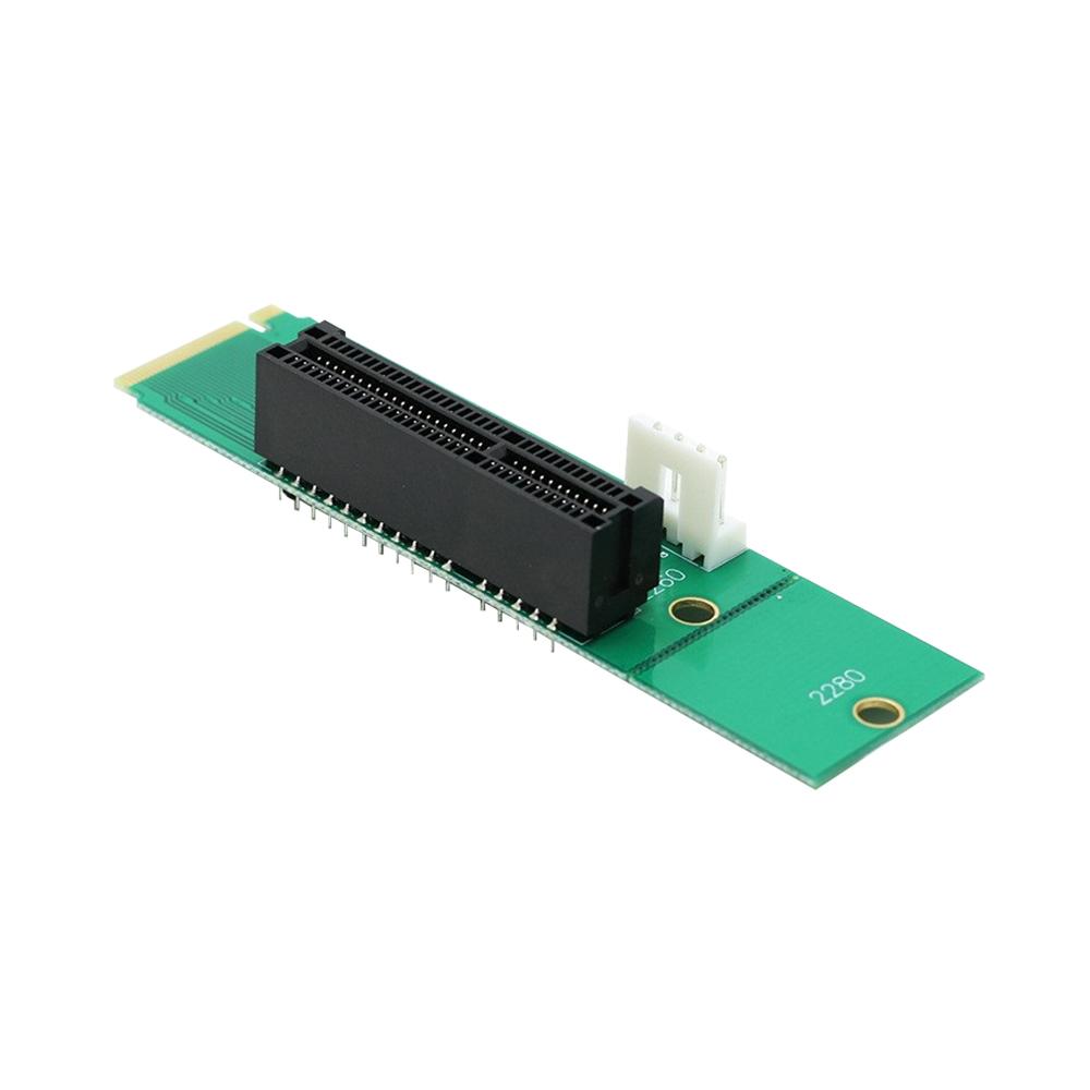 NGFF M.2 M Key to PCI-E 4X Riser Card M.2 2260 2280 SSD Port to PCIE Mining Converter M.2 to PCIE Adapter