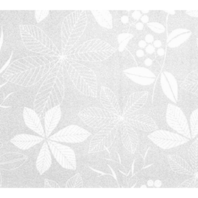 5m decal kính khổ 60cm. Mẫu lá trắng.