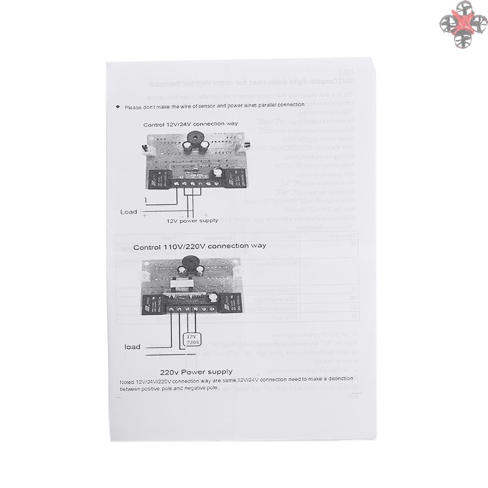 Bộ Điều Khiển Nhiệt Độ Có Màn Hình Hiển Thị Nhiệt Độ Zf-St3012 220v / 1500w