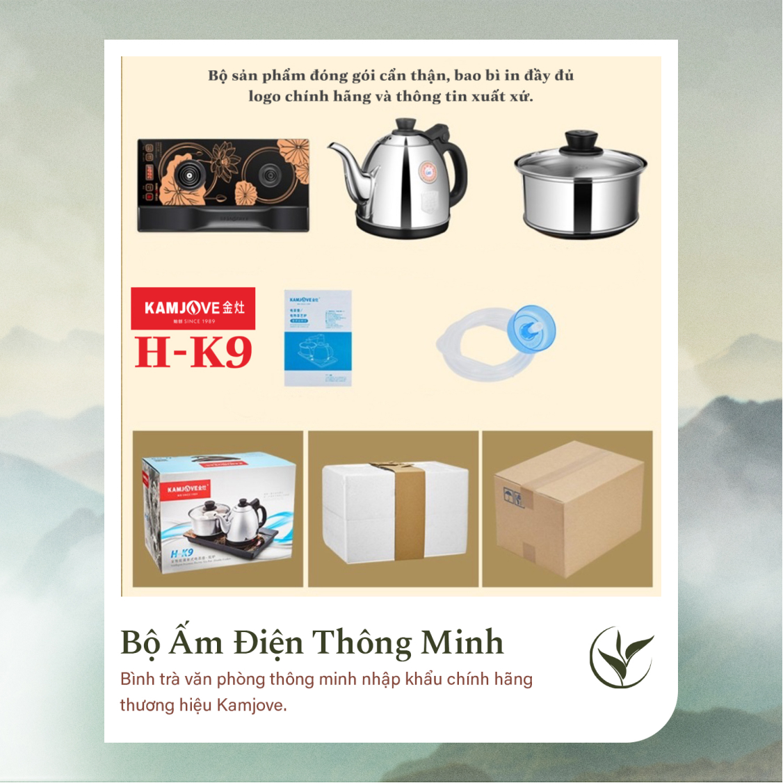 Bộ Ấm Điện Bàn Trà Thông Minh H-K9