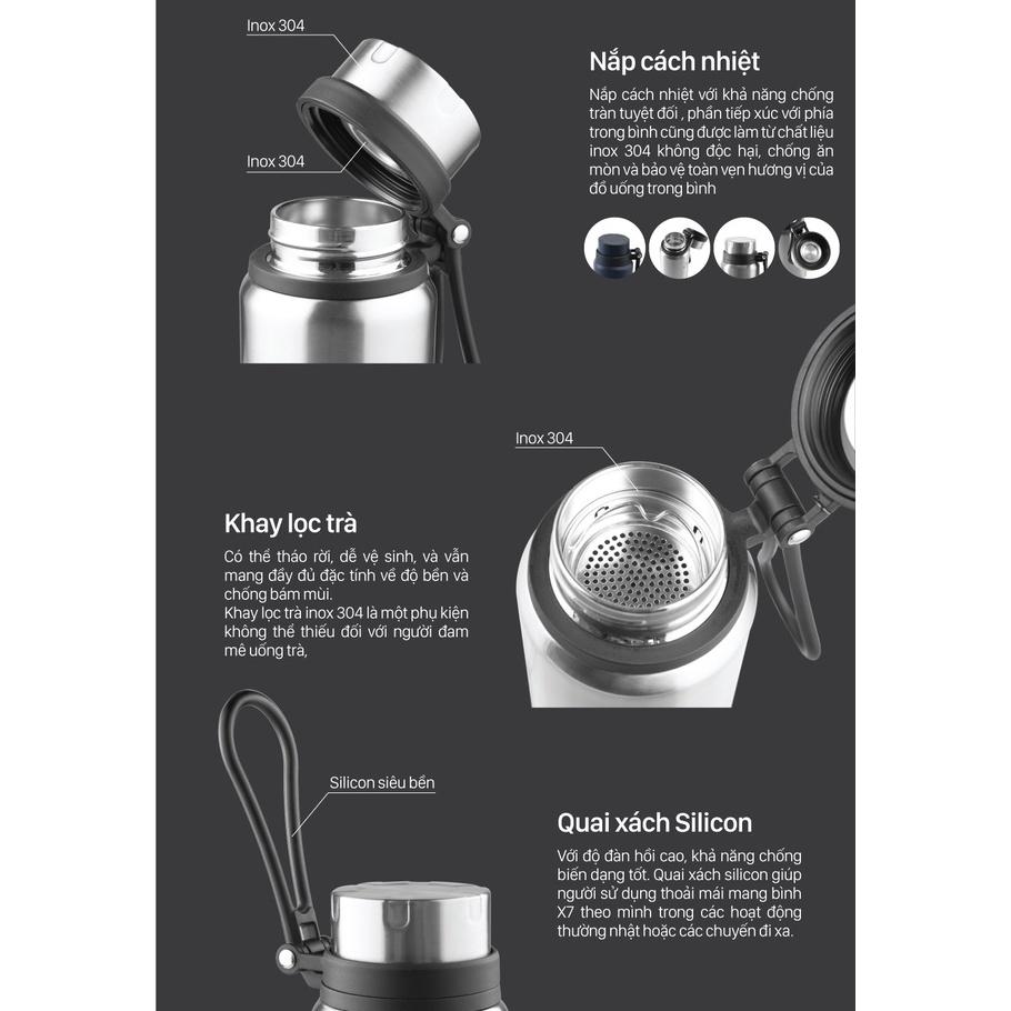 Bình Giữ Nhiệt 2GOOD Hàng Chính Hãng Giữ Nhiệt Nóng Lạnh An Toàn Khi Sử Dụng