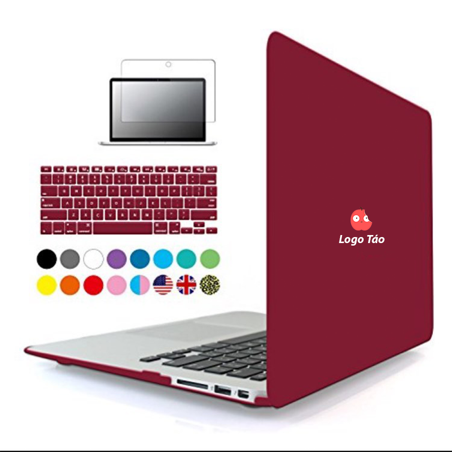 Ốp dành cho  Macbook - Case For  Macbook Nhựa Dẻo Màu Pastel Thanh Lịch - Loại Hở Táo - Combo 2 in 1 Tặng Kèm Phủ Phím Cùng Màu - Full Dòng Máy