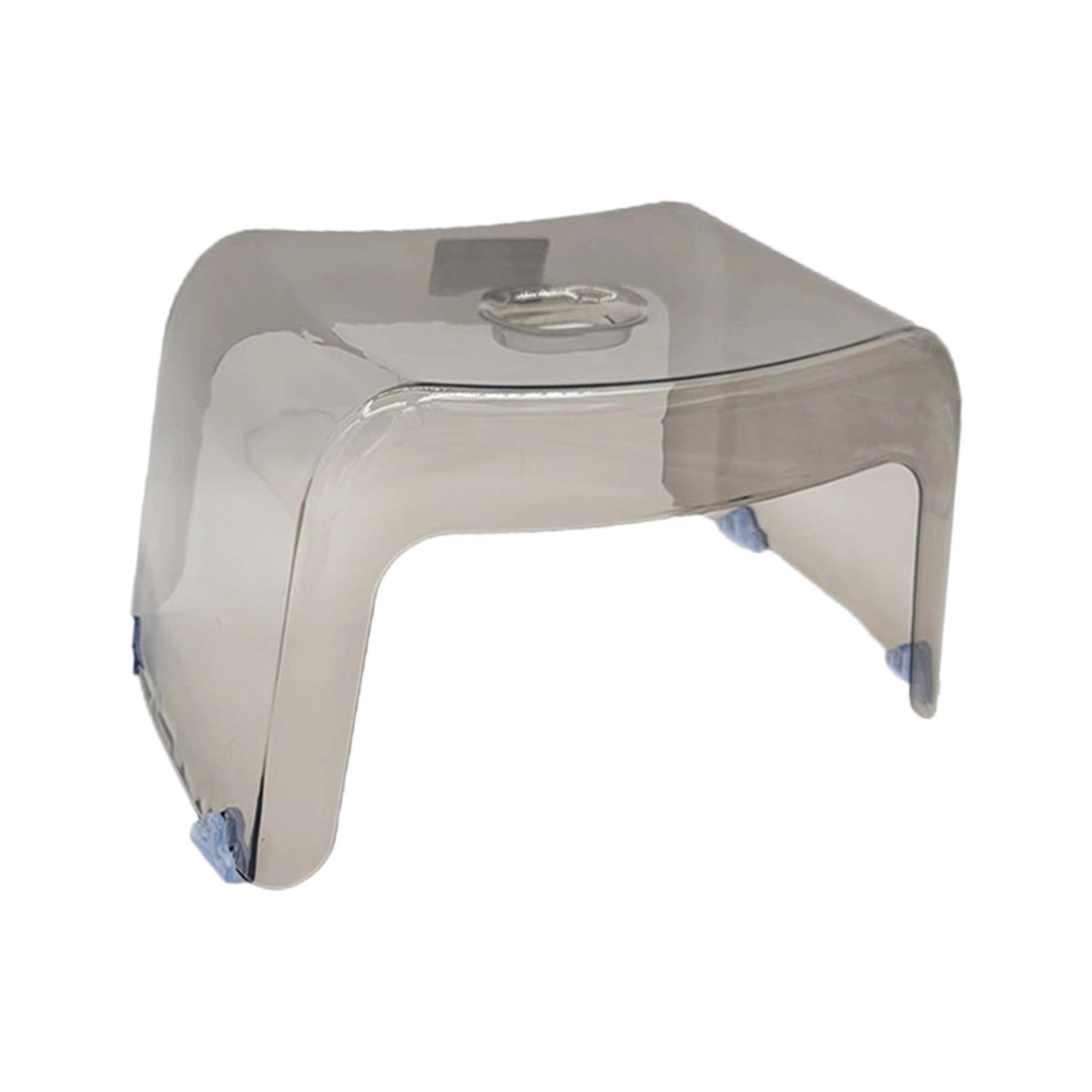 Acrylic Step Stool for Kids Non Slip Stable for Apartment Living Room Adults