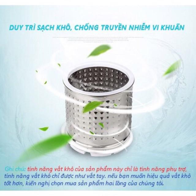 Máy giặt mini bán tự động nhà ít người và đồ em bé giặt tối đa 6,5kg  XPB70-688