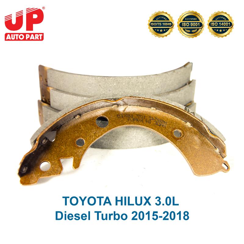 Guốc phanh bố thắng càng sau TOYOTA HILUX 3.0L Diesel Turbo 2015-2018