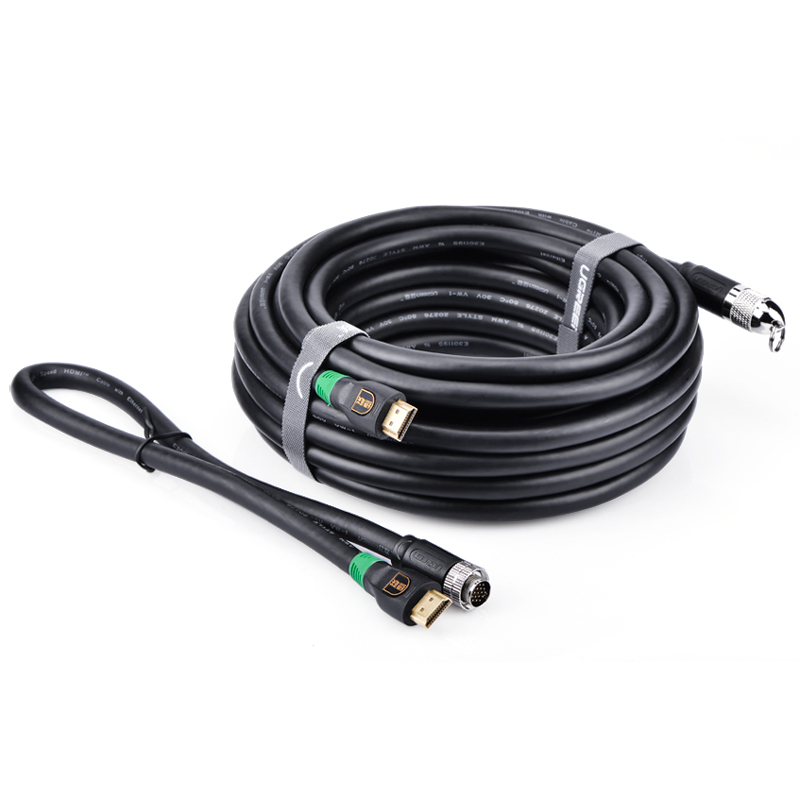 Cáp HDMI sang DIN 19P dài 10m cho công trình - UGREEN HD125 10287 - Hàng Chính Hãng