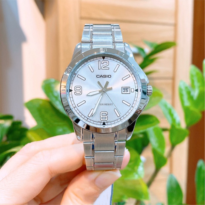 Đồng hồ nam dây kim loại Casio Anh Khuê MTP-V004D-7B2UDF